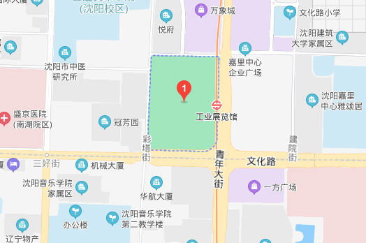沈阳家博会展馆辽宁工业展览馆地图